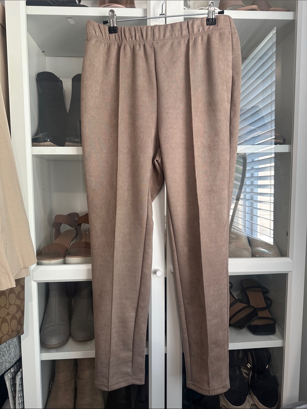 Stretchy Taupe Skinny Work Pants New without tags